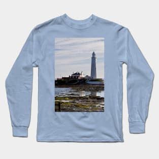 St Mary's Island Portrait Long Sleeve T-Shirt